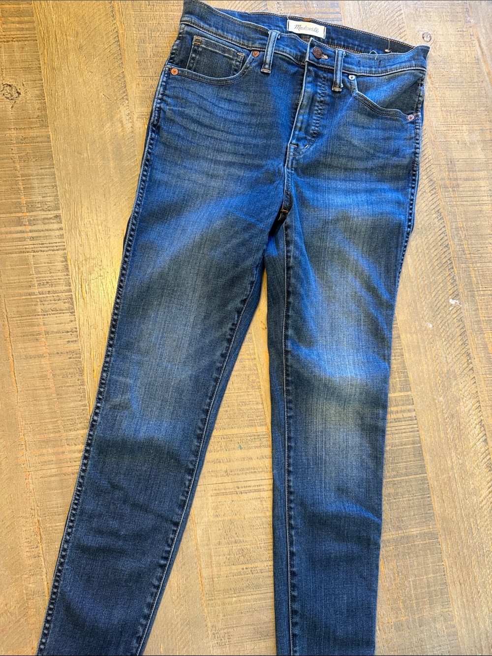 Madewell Dark Blue Skinny Jeans